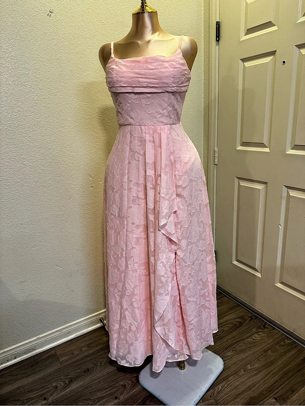 Pink Floral Maxi Dress NWT